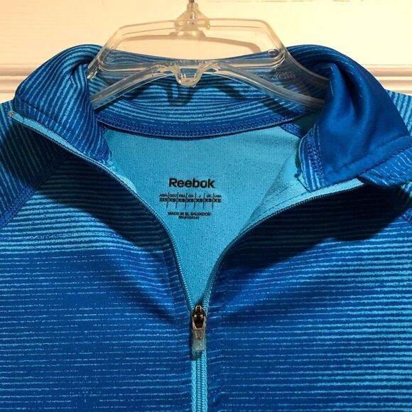 REEBOK long sleeve half zip active jacket pullover - Picture 2 of 8